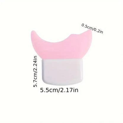 Silicone Eye Makeup Auxiliary Tool - Multi-functional Mascara/eyeshadow/eyeliner, Reusable, Suitable for Beginners' Eye Makeup