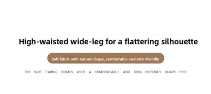 Slim Wide Leg Denim Jeans High Waist Double Bule Straight Cut Pants for Women Bla ey Autumn New Arrival Faionable Wea...