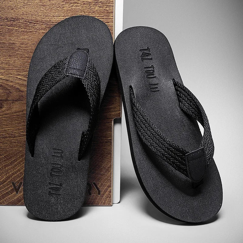 Plus Big Size 49 50 51 52 Flip Flops Men Slippers Chanclas De Hombre Claquette Homme Klapki Indoor Outside Beach Large Shoes