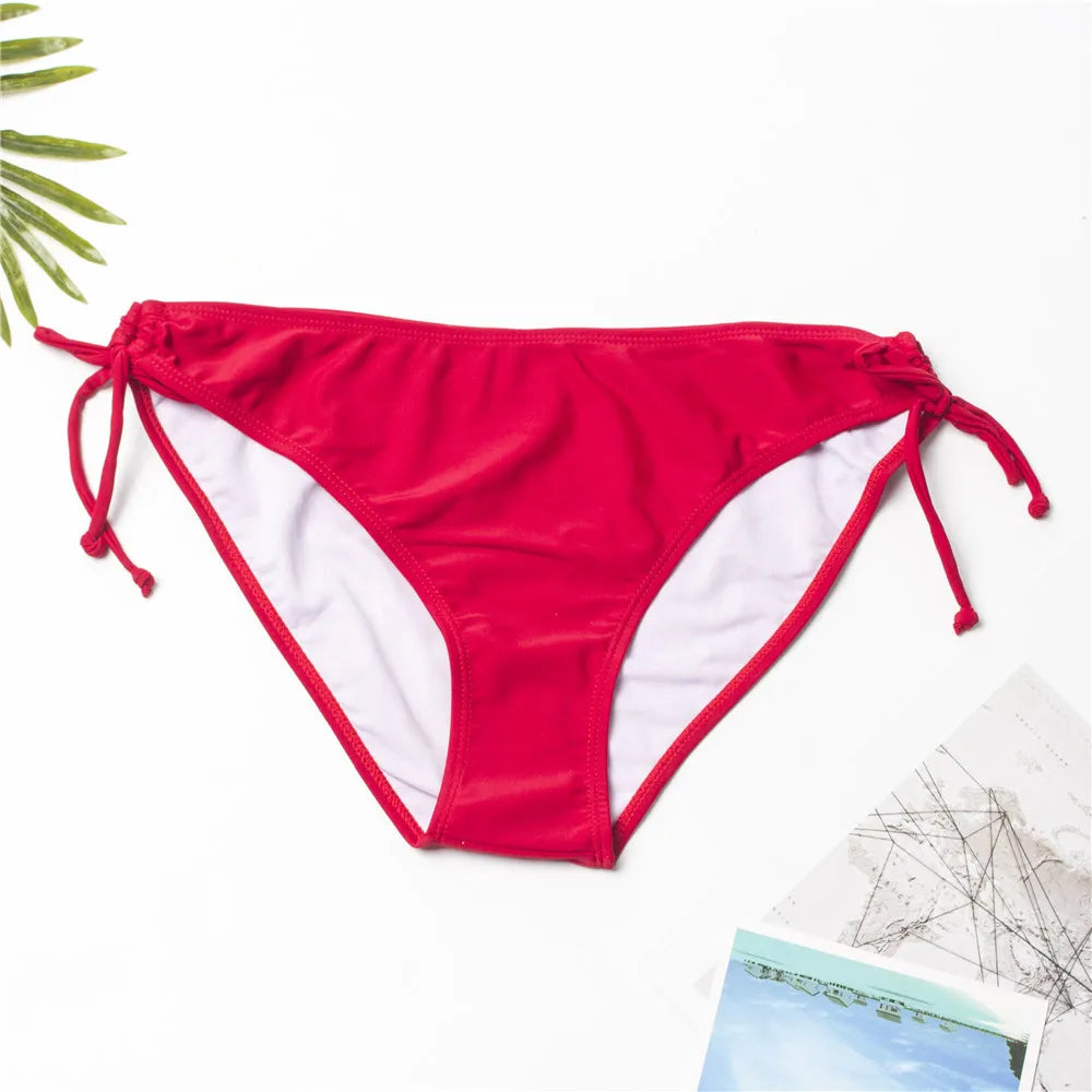 Floral Bandage Basic Bikini Tanga Brazilian Bikinis Women Bottom 2026 Sexy Swimwear Swimsuit Women Bottom Bathing Suit 171T
