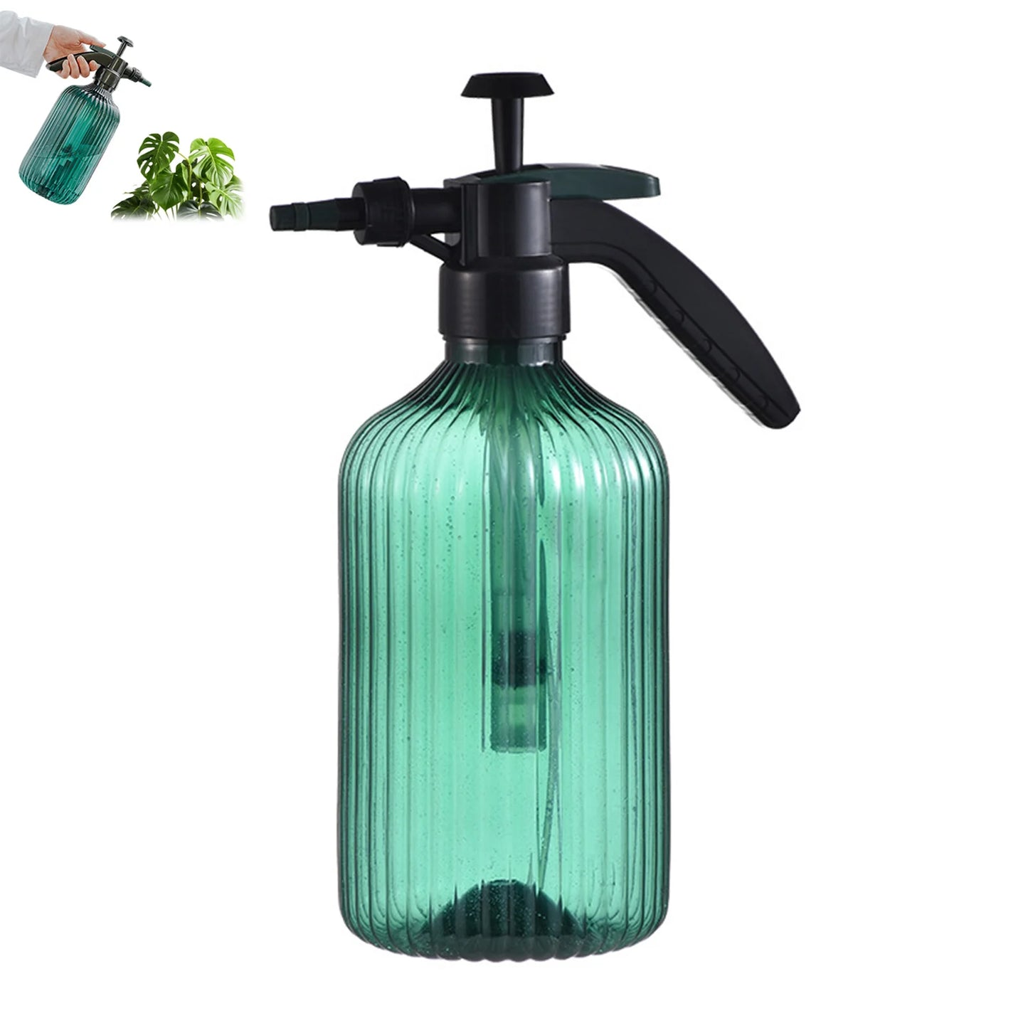 2L Large Capacity Garden Spray Bottle With Adjustable Nozzle Fine Mist Plant Watering Can For Indoor Plants Cleaning Pet Bathing