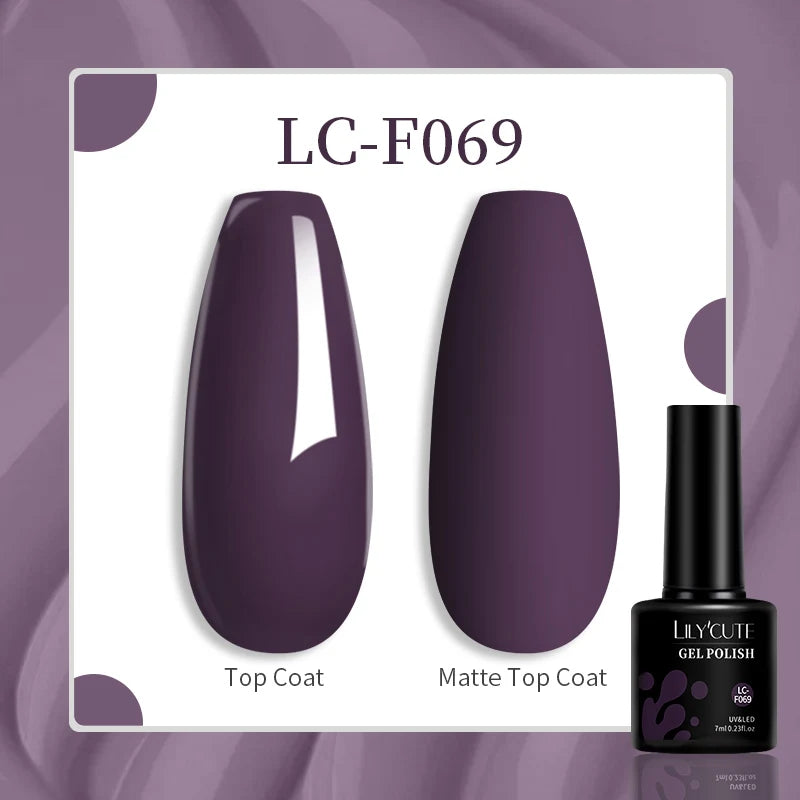 Gel Nail Polish - LILYCUTE UV Gel Varnish 7ML | Soak Off, Long Lasting Colors