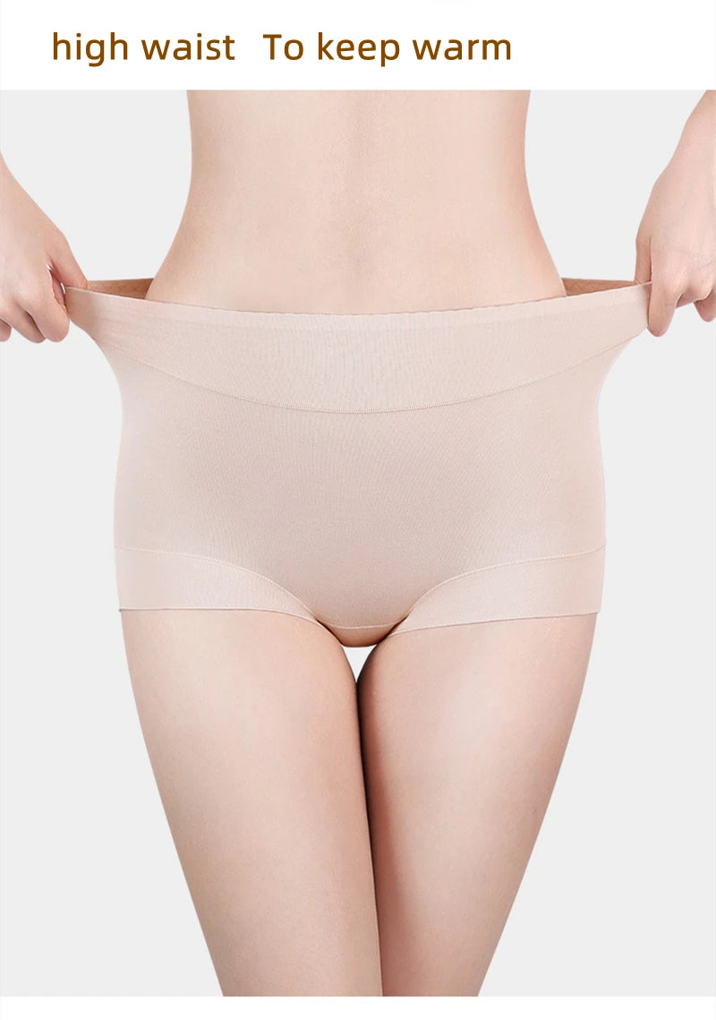 Women's Underwear 60s Modal Fabric Panties for Women High-Rise Female Underwear Briefs Cozy Underpants Plus Size Safety Shorts