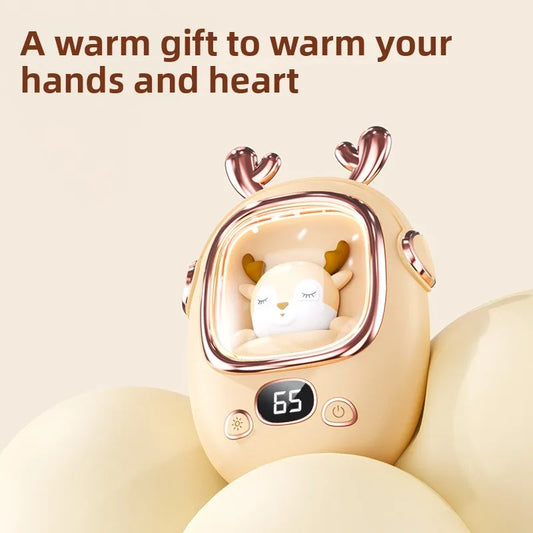 Cute Pet USB Electric Hand Warmer 3000mah Portable Mini Power Bank Winter Gift For Students Waterless Hot Water Bag