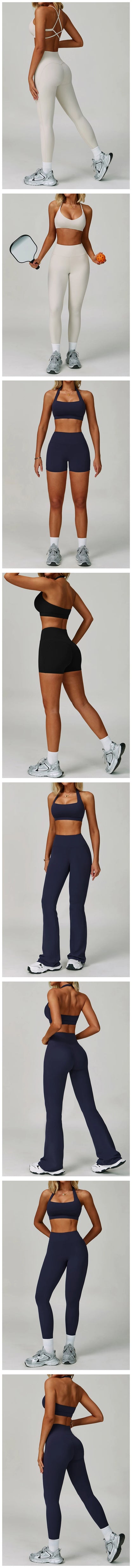 Yoga Set Women's Sportswear Yoga Suit Sports Top High Waist Leggings Two Piece Workout Clothes Fitness Gym Sets Athletic Wear