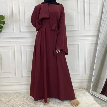 Modest Abaya Dress Ramadan Kaftan For Women | Elegant Muslim Maxi Robe