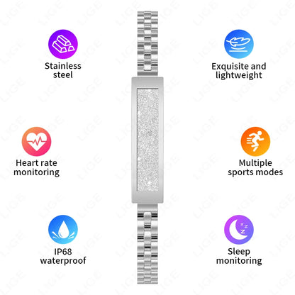 2026 New Smart Watch Pedometer Health Smart Bracelet Women Men Sports Fitness Waterproof Heart Rate Sleep Monitoring Wristbands
