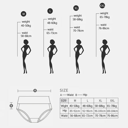 4Pcs/Set High Waist Cotton Panties Women Body Shaper Underwear Fashion Print Panty Girls Briefs Seamless Female Lingerie