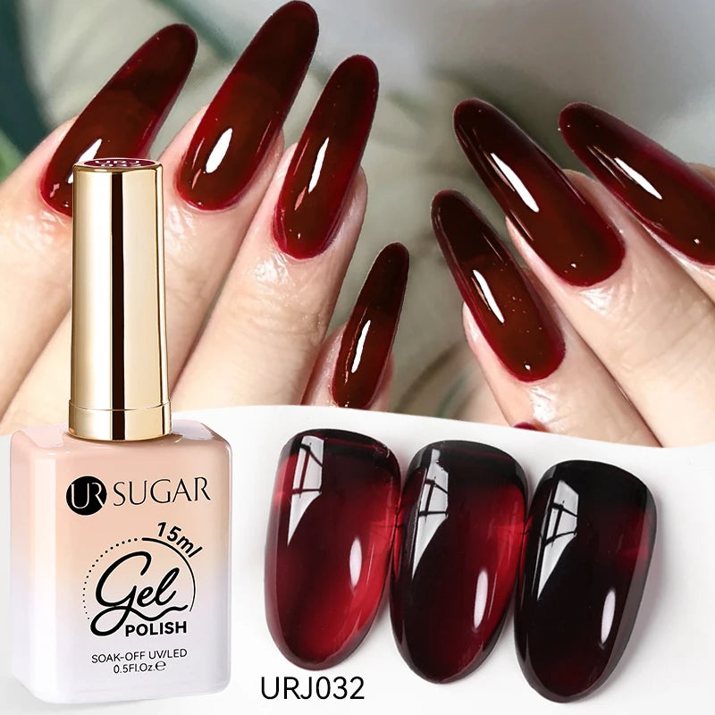 Jelly Gel Polish - Eco Friendly Semi Permanent UV LED Nail Polish for Salon Use