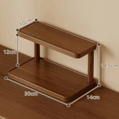 New Thickened Cup Storage Rack Multilayer Retro Style Teacups Holder Space Saving Sturdy Coffee Mug Stand Office Kitchen