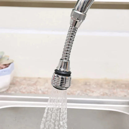 Faucet Sprayer Extender – Rotating Water-Saving Splash-Proof Aerator