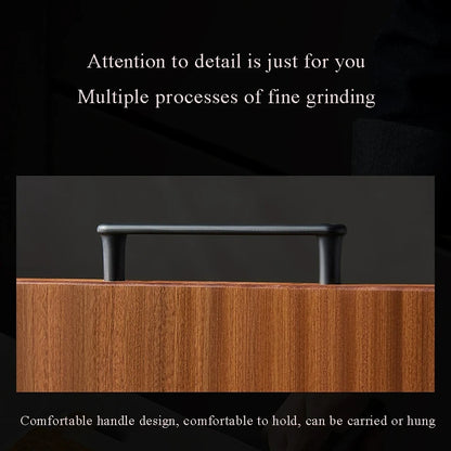 Ebony Cutting Board – Double Sided Solid Wood Kitchen Chopping Block, Antibacterial