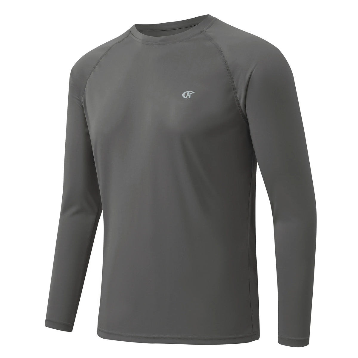 Men UPF 50+ Long Sleeve T-Shirt, Rash Guard Breathable Tops, Pullover Shirt for Sport Fishing Hiking Running Beach Surfing