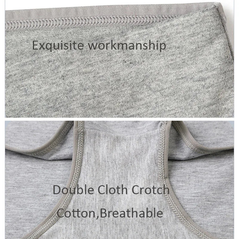 4Pcs/Lot High Waist Panties Women Underwear Cotton Shapers Body Slimming Plus Size Briefs Underpants Female Sexy Lingerie Shorts