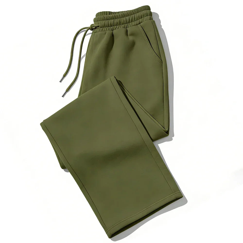Mens Sweatpants Straight Fit Joggers for Sports and Streetwear Loose Oversized Casual Pant Drawstring Multi-pocket Men Long Pant