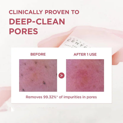 Korean Centella Poremizing Deep Cleansing Foam,Pink Salt Facial Pore Cleansing Gentle  Moisturizing Cleanser Face Care Products