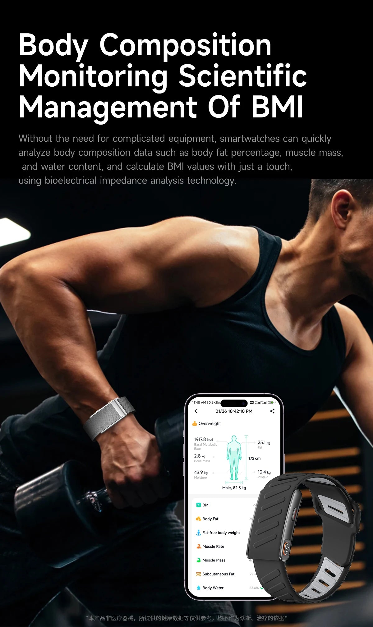 New Fitness Tracker ECG Heart Rate Smart Bracelet Blood Pressure Blood oxygen Sleep 24/7 Monitoring SMS Call Reminder Smart Band