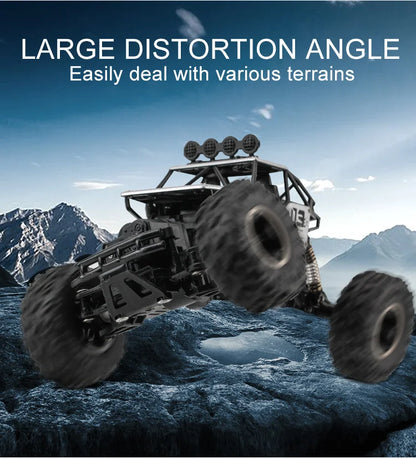 Remote Control Climbing Car - 4WD Off Road Truck with Shockproof Suspension & Anti Skid Wheels