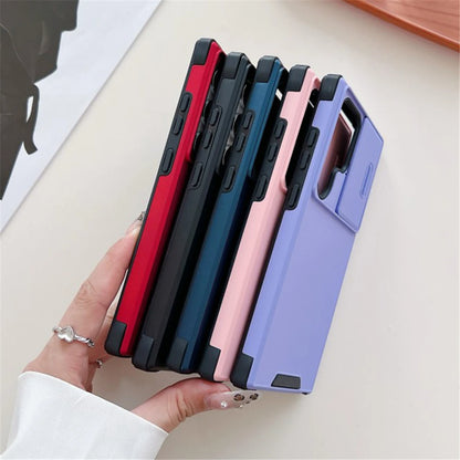 Slide Camera Lens Protection Case For Samsung S26 S25 Ultra S24 S23 FE S22 S21 Note 20 Plus A56 A36 A16 A55 A15 Shockproof Cover