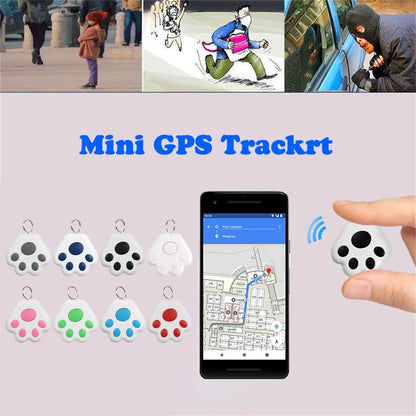 Mini GPS Locator Anti-Lost Device Alarm Wallet Keychain Smart Tag Bluetooth Tracer Keychain Pet Child Luggage Tracker Key Finder