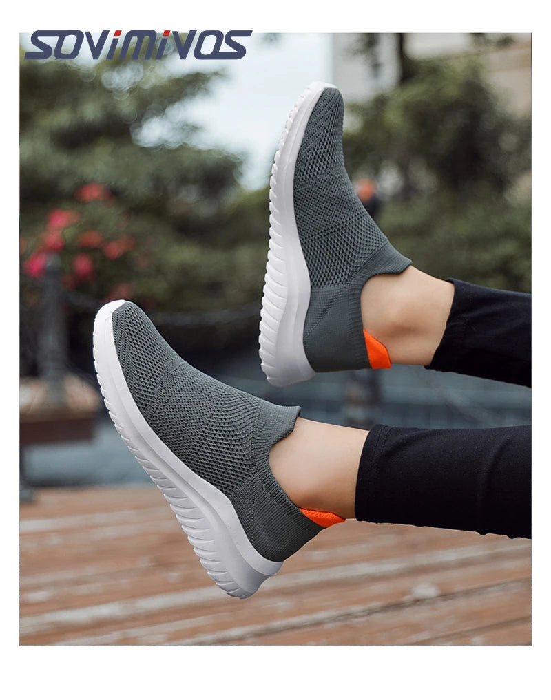 Outdoor Super Light Men Sneakers Fashion Breathable Running Sport Shoes Quality Slip-on Unisex Athletic Footwear 2022 Hot Sale
