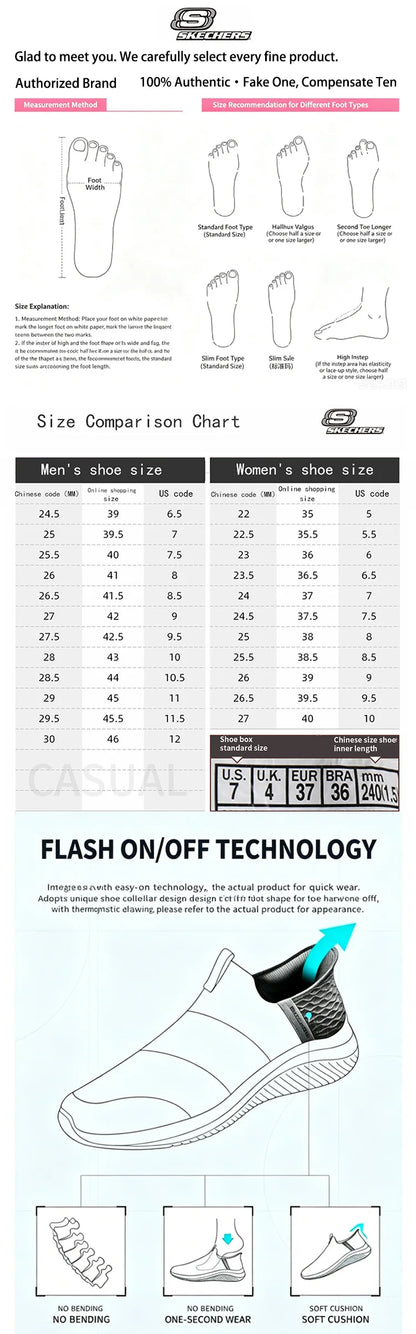 Skechers Women Outdoor Hiking Shoes 180017-OFWT/180017-ROS/180017-GYMT/180017-BKMN Lightweight Non-Slip Walking Shoes