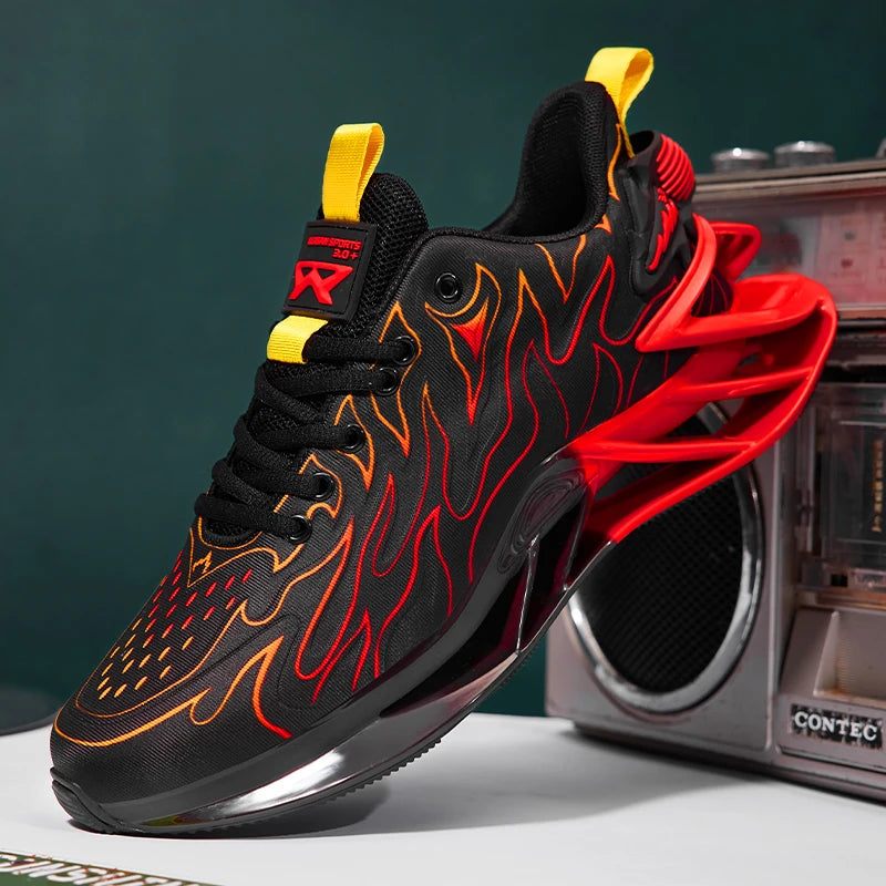 Men Casual Sneakers - Breathable Mesh Shoes With Durable TPU Outsole & Lightweight Design