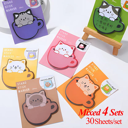 Kawaii Sticky Notes - Cute Journaling Memo Pads for To-Do Lists and Planning