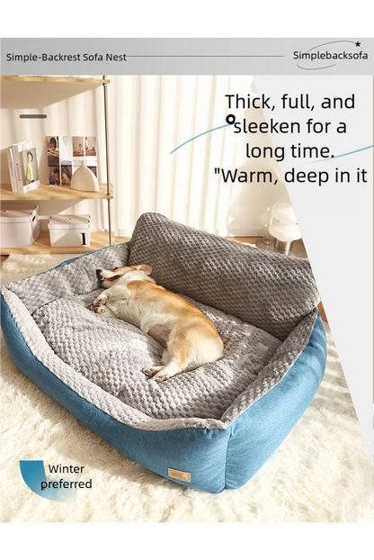 XXL 47x37inchExtra-Large Dog Sofa Bed Dog Mattress Soft and comfortable material a practical pet supply Suitable for all seasons