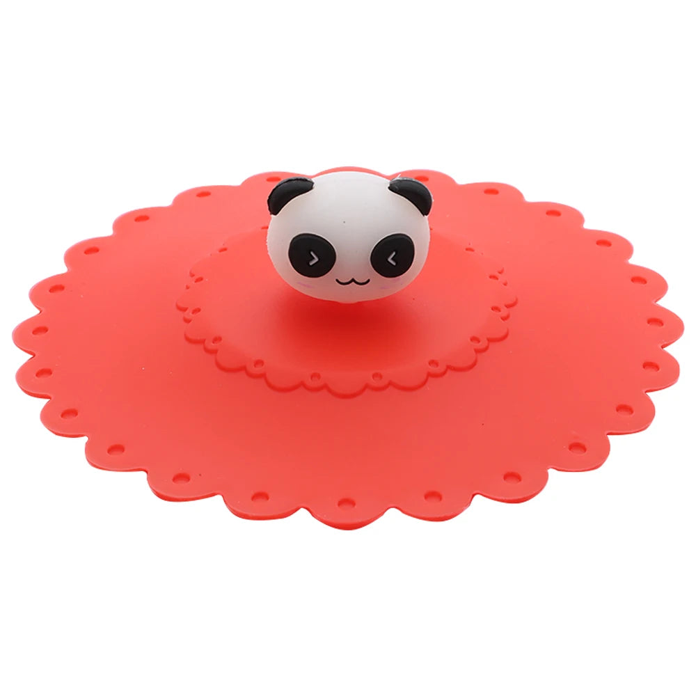 Silicone Cup Lids – Cute 10cm Leakproof Heat-Resistant Mug Covers