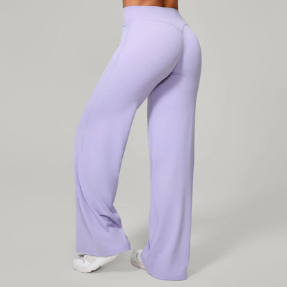 Women Yoga Pants – Soft Stretchy Fabric Full Length Leggings With Elastic Waist