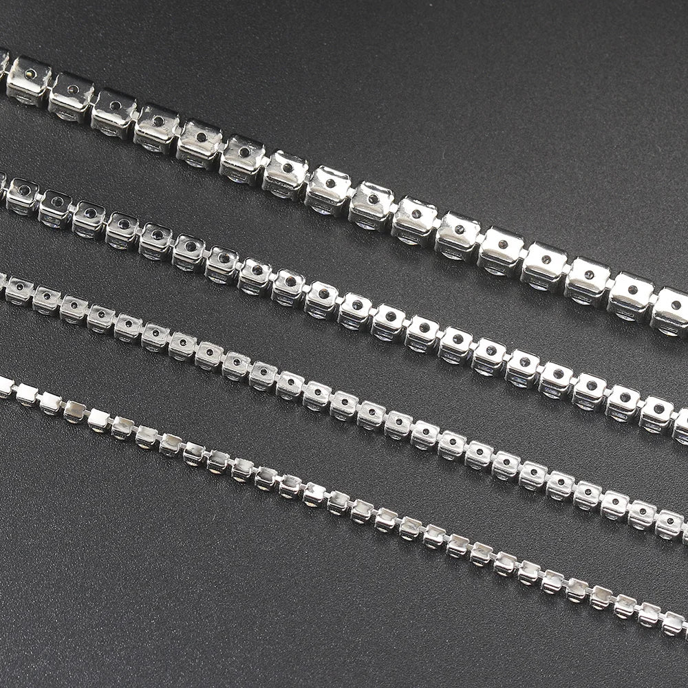 Luxury Crystal Tennis Bracelet Hip Hop Bracelet for Men Homme Trendy Punk Zirconia Couple  Chain on The Hand Streetwear Jewelry