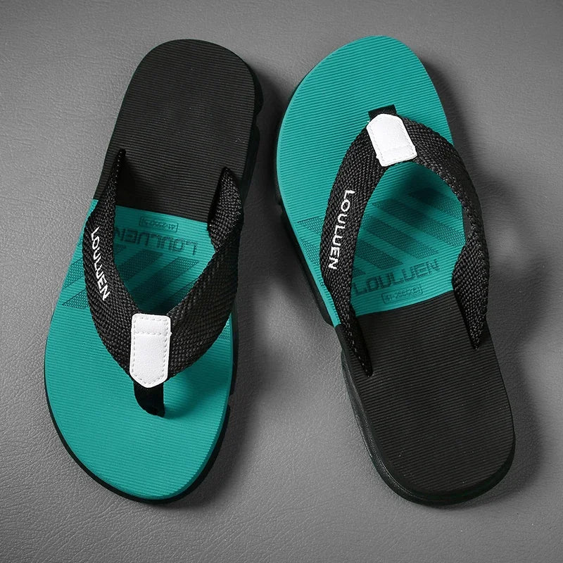 High quality brand men flip flops summer beach flip flops men fashion breathable casual men Beach slippers summer outdoor