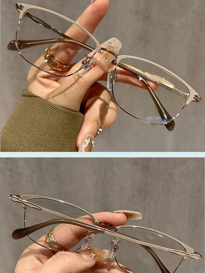 Reading Glasses - Classic Retro Eyeglasses with Blue Light Polycarbonate Lenses