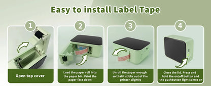 Marklife P15 Portable Thermal Printer Mini Label Printer Maker Inkless Self-adhesive Printing Machine Sticker Labeling Machine