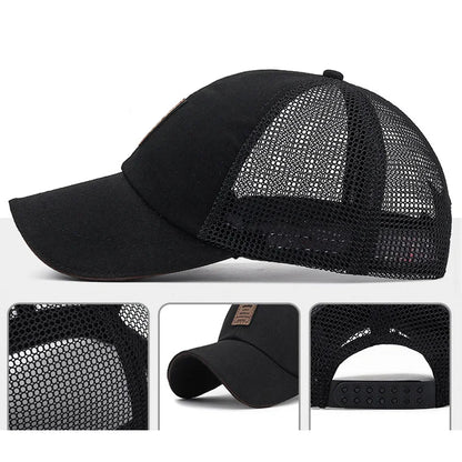 Mesh Baseball Cap – Unisex Quick-Dry Sports Snapback