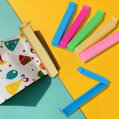 Food Bag Sealing Clips – Portable Reusable Clamp Set (5/10pc)