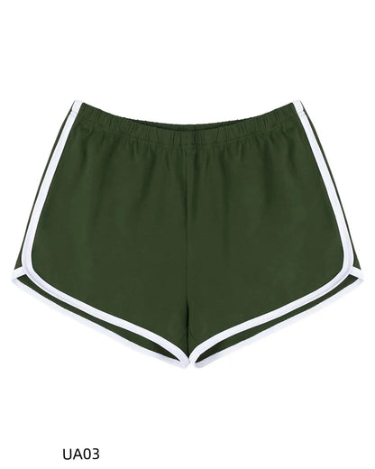 Summer Women's Casual Solid Cotton Shorts Yoga Gym Workout Fitness Pants Loose Student Comprehensive Training Short