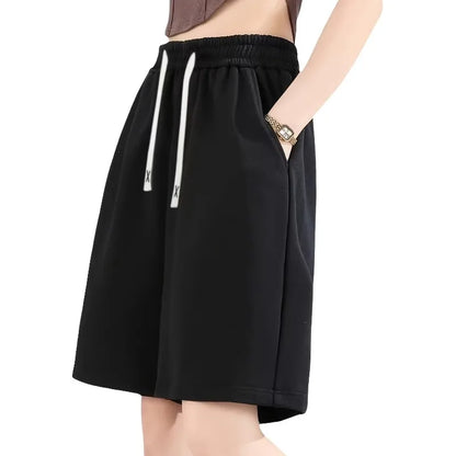 American Street Casual Running Sports Wide Leg Shorts for Men and Women, Fitness Shorts, Summer New Casual Shorts