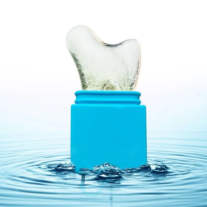 Silicone Facial Ice Roller Massager Reusable Ice Mold for Face Beauty Skin Care Tool Reduce Puffiness Dark Circles Contouring