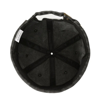Denim Docker Cap – Brimless Sailor Beanie, Adjustable