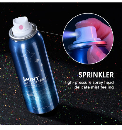 Makeup Glitter Spray Instantly Enhancing Radiance Emit Charming Radiance Quick Drying Brightening Waterproof Party Glitter Spray