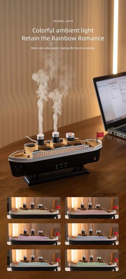 Ultrasonic Jellyfish Humidifier  Aroma Diffuser with Remote Control and Colorful Lighting