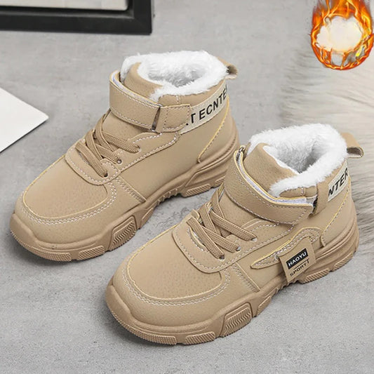 Children Winter Boots – Waterproof Kids Snow Boots With Plush Lining & Rubber Sole