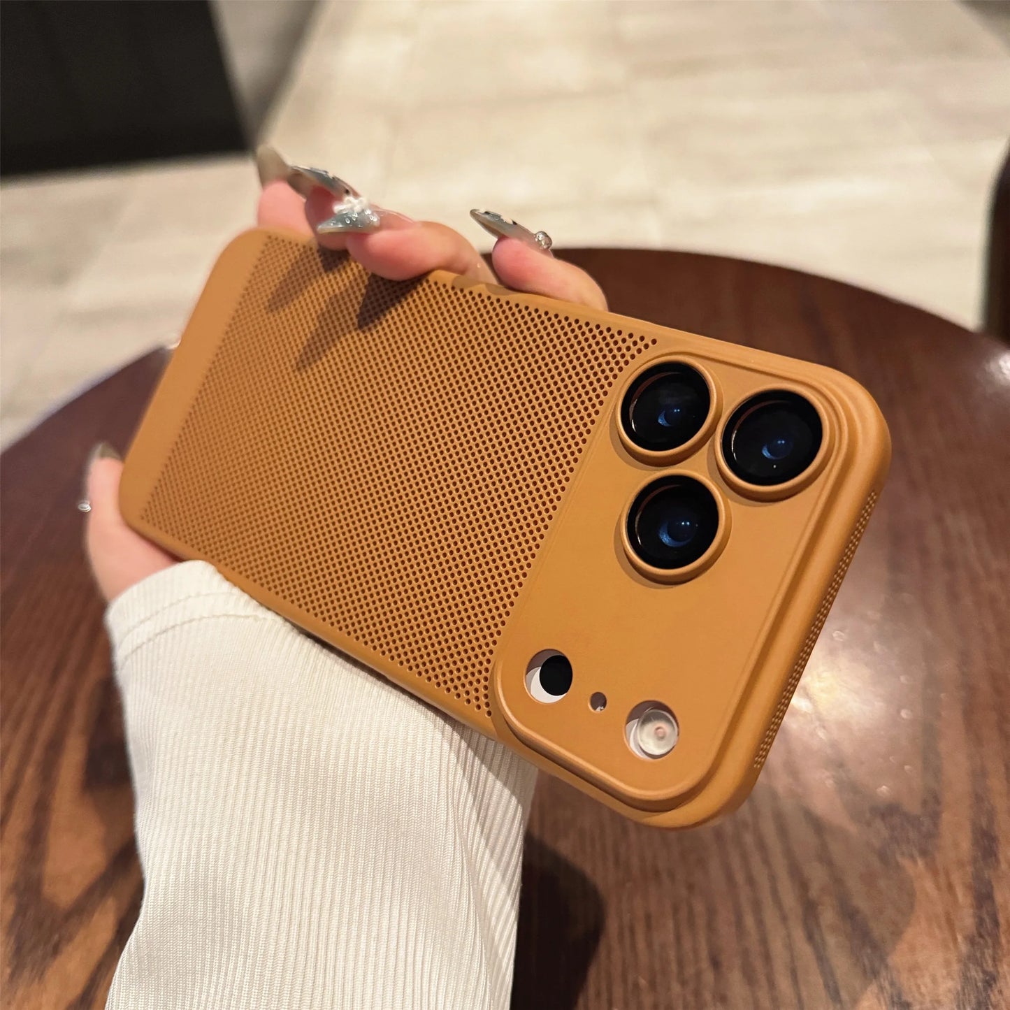 Ultrathin Heat Dissipation Case with Lens Protector for iPhone 1716151413 Pro Max Plus