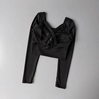Seamless Sports Bra - Breathable Push Up Running Fitness Crop Top With Rear Buckle