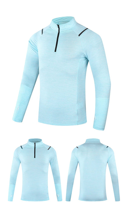 Unisex Long Sleeve Shirt - Breathable Fitness Top With Anti Sweat Technology