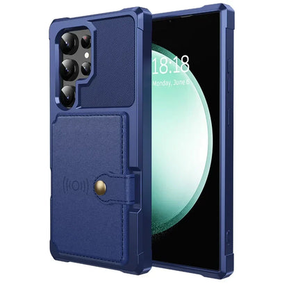 Card Wallet Case for Samsung Galaxy S24 S23 FE S25 Plus S22 S21 S26 Ultra A17 A37 A56 A36 A55 A35 A15 A54 A34 A52S A05S A05 A16