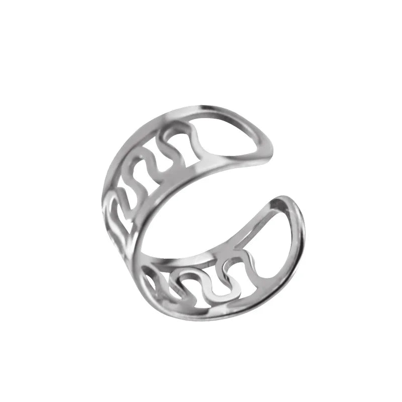 Men's Ear Cuff – Stainless Steel Non-Piercing Clip Earring (Single)