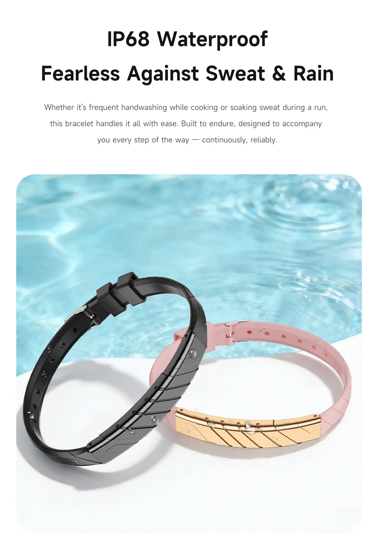 2026 Women Smart Bracelet With Heart Rate Monitor Activity Fitness Tracker Sports Wristband Waterproof Smart Watch Men Smartband